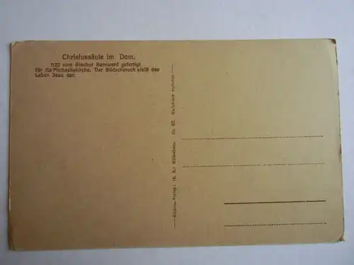 Alte AK Hildesheim Christussäule [aG785]