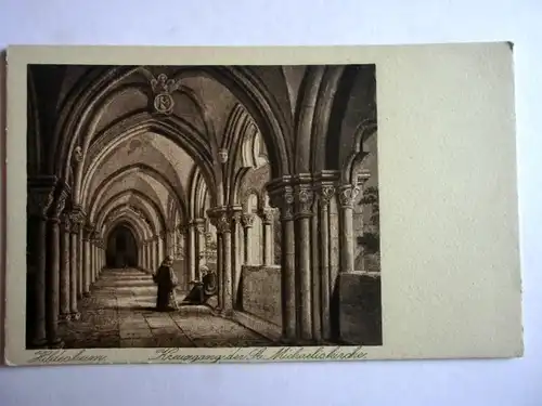 Alte AK Hildesheim Kreuzgang St. Michaeliskirche [aG788]