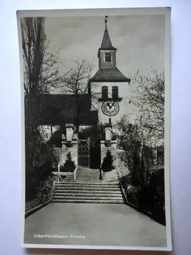 Alte AK Obertürkheim Kirche [aG792]