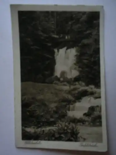 Alte AK Kassel Wilhelmshöhe Teufelsbrücke [aG836]