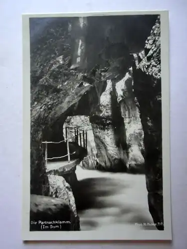 Alte AK Garmisch Partenkirchen Partnachklamm [aG857]