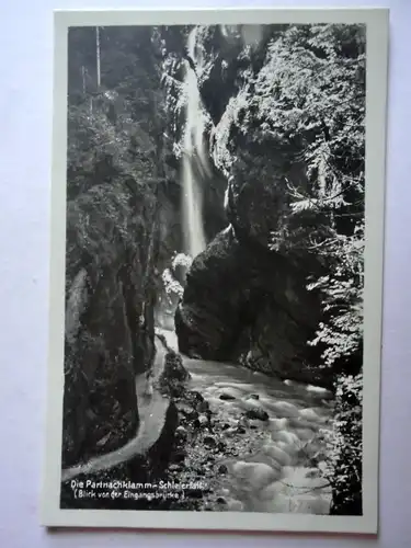 Alte AK Garmisch Partenkirchen Partnachklamm [aG861]