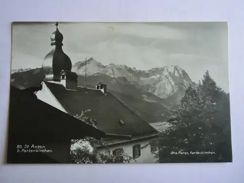 Alte AK Garmisch Partenkirchen St. Anton  [aG863]