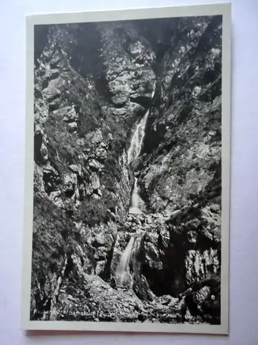 Alte AK Garmisch Partenkirchen Faukenfall [aG864]