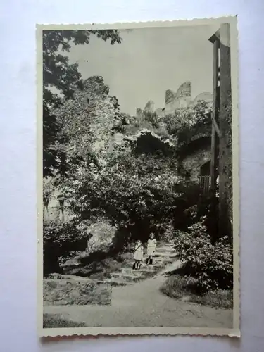 Alte AK Fotokarte Unbekannter Ort Ruine [aG920]