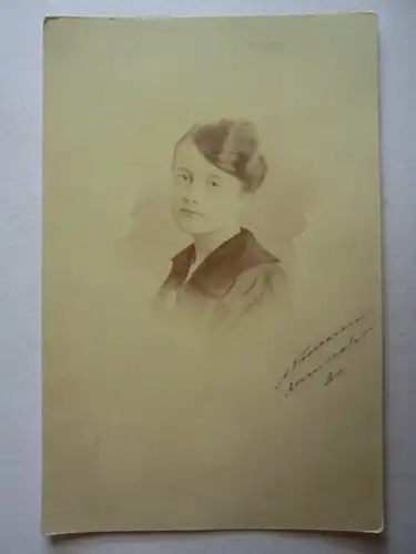 Alte AK Fotokarte Frau Ostern 1919 [aG930]