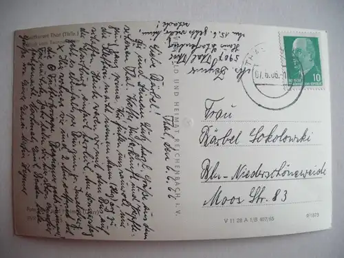 Alte AK Thal Thüringen [aG69]