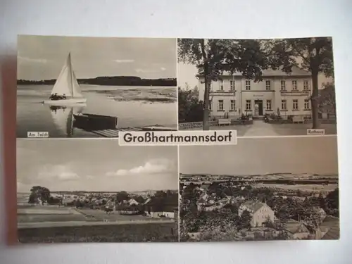 Alte AK Großhartmannsdorf Mehrbildkarte [aG86]