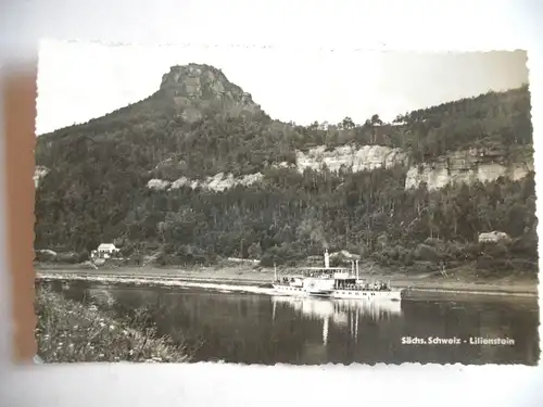 Alte AK Lilienstein Sächsische Schweiz [aG122]