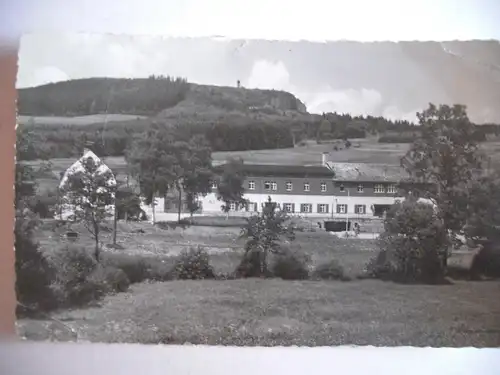 Alte AK Walthersberg Erzgebirge (st. knickfaltig) Ferienheim [aG221]