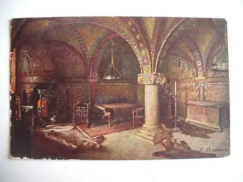 Alte AK Eisenach Wartburg Kemenate d. hl. Elisabeth [E1010]