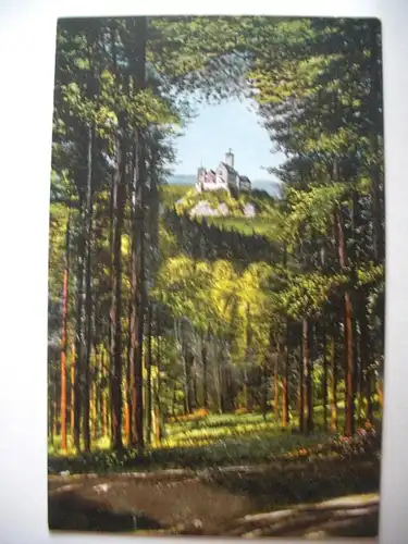 Alte AK Eisenach Durchblick zur Wartburg um 1930 [E1020]