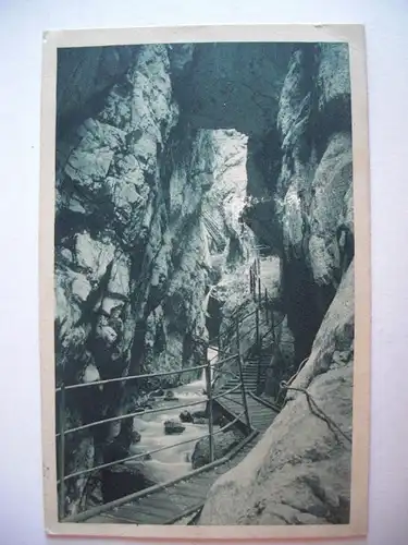 Alte AK Garmisch Partenkirchen Höllentalklamm [E1056]