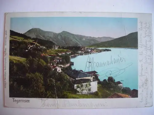 Alte AK Tegernsee um 1906 [E1057]