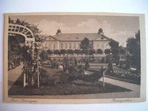 Alte AK Bad Kissingen Rosengarten [E1064]