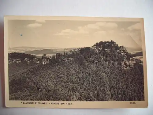 Alte AK Papststein Sächsische Schweiz [E80]