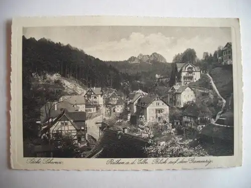 Alte AK Rathen sächsische Schweiz [E87]