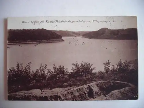 Alte AK Klingenberg König Friedrich August Talsperre [E105]