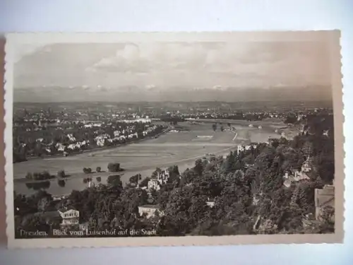 Alte AK Dresden Blick vom Luisenhof [E125]