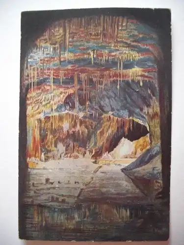 Alte AK Saalfeld Feengrotten Thüringen  [E189]