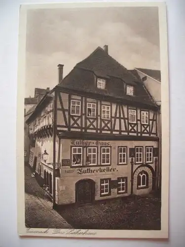 Alte AK Eisenach Das Lutherhaus [E204]