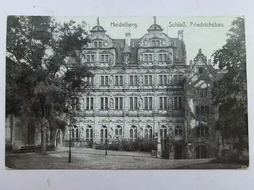 Alte AK Heidelberg Schloß Friedrichsbau [aR86]