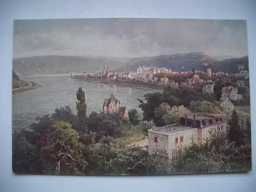 Alte AK Künstlerkarte Boppard [aD308]
