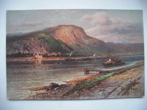 Alte AK Künstlerkarte Erpeler Ley  [aD316]