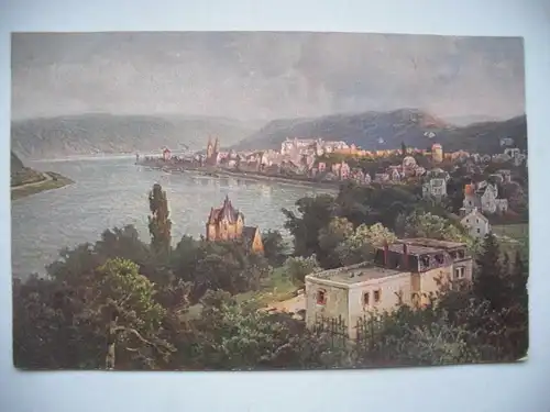 Alte AK Künstlerkarte Boppard [aD320]