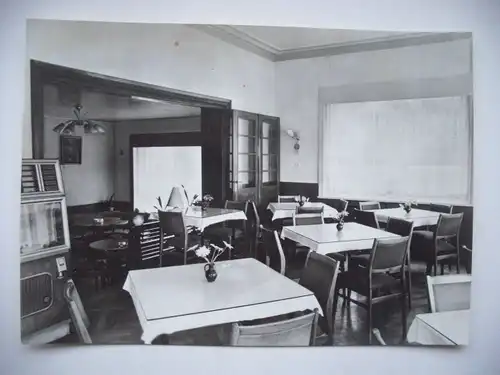 Alte AK Berga a. d. Elster Cafe Poser [aD322]