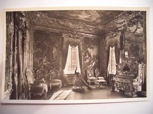 Alte AK Schloß Linderhof Musikzimmer [E760]