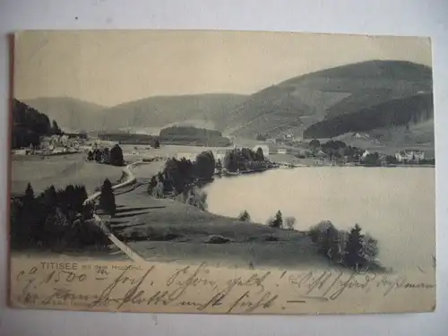 Alte AK Titisee Hochfirst 1908 [E810]