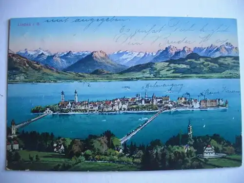 Alte AK Lindau Bodensee um 1920 [E732]