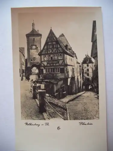 Alte AK Rothenburg Plölein [E1097]