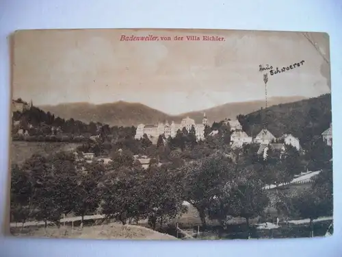 Alte AK Badenweiler  1909 [E666]