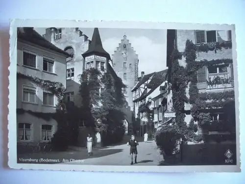 Alte AK Meersburg Am Obertor 1937 [E697]