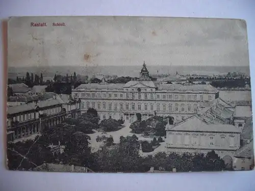 Alte AK Rastatt Schloß 1912 [E717]