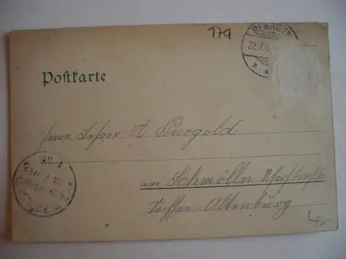 Alte AK Bacharach 1904 [E1261]