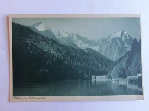 Alte AK Rissersee Wettersteingruppe [aE676]