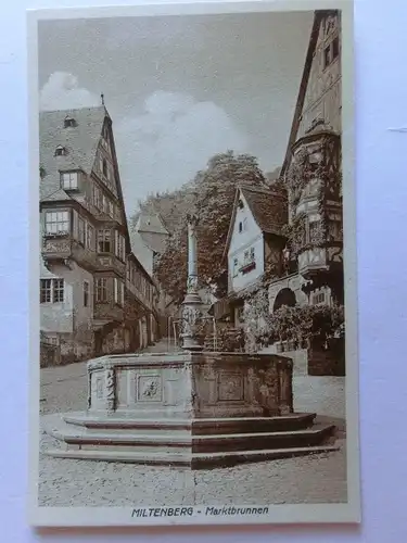 Alte AK Miltenberg Marktbrunnen [aE667]