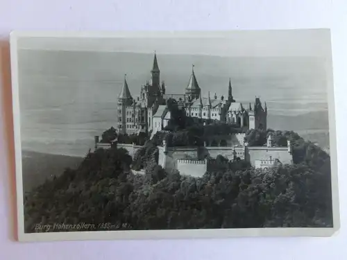 Alte AK Burg Hohenzollern Bisingen um 1940 [aE674]