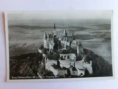 Alte AK Burg Hohenzollern Bisingen 1939 [aE675]