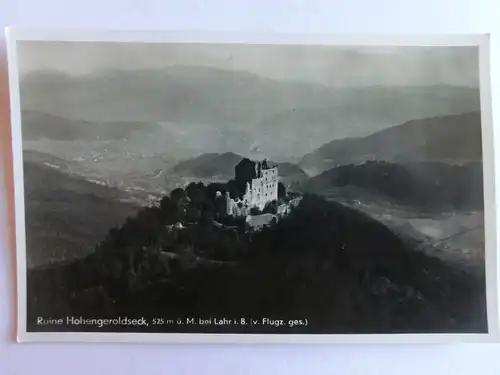 Alte AK Ruine Hohengeroldseck Lahr Schwarzwald [aE695]