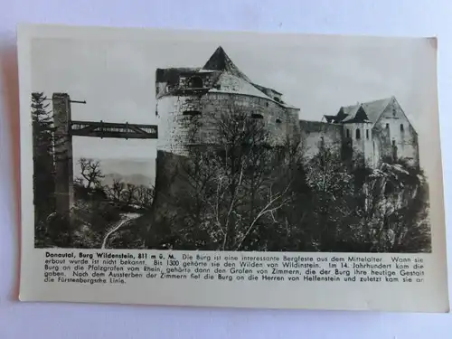 Alte AK Leibertingen Donautal Burg Wildenstein [aE697]