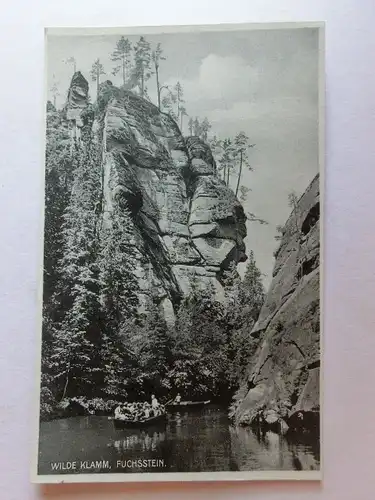 Alte AK Jonsdorf Wilde Klamm Fuchsstein  [aE701]