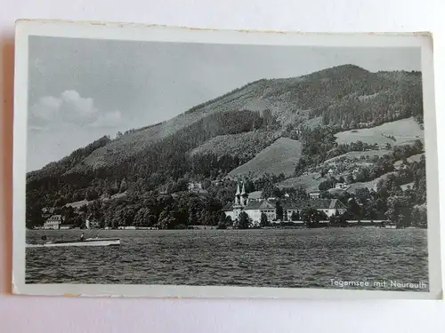 Alte AK Tegernsee mit Neureuth [aE742]