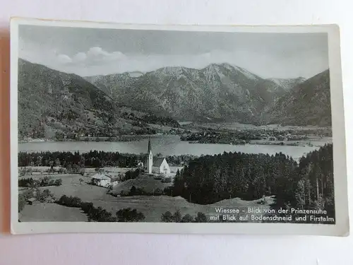 Alte AK Wiessee Bodenschneid u. Firstalm [aE743]