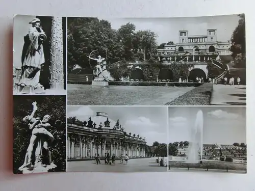 Alte AK Potsdam Sanssouci Mehrbildkarte [C1035]
