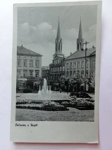 Alte AK Oelsnitz Brunnen [C1045]