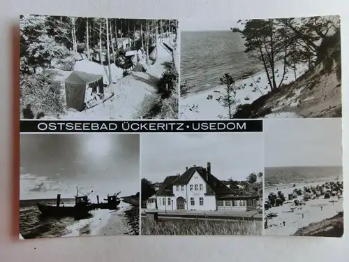 Alte AK Ückeritz Usedom Mehrbildkarte [C1064]